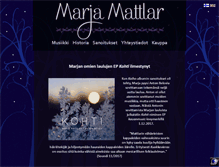 Tablet Screenshot of marjamattlar.net